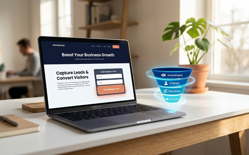 Ảnh minh họa bài viết: Landing Page Là Gì? Cách Tạo Trang Đích Chuyển Đổi Cao